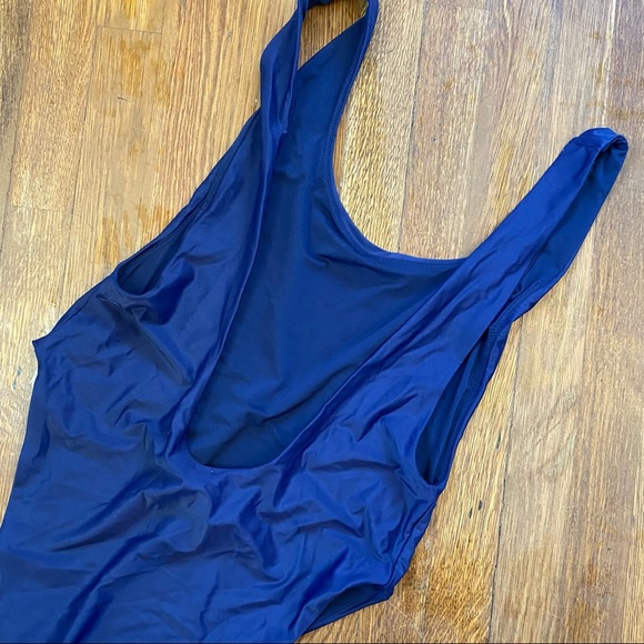 Aerie Navy One Piece Swim Suit - Picture 4 of 8